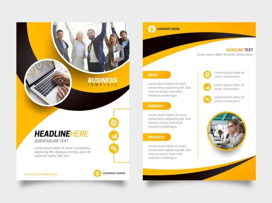 Free Business Flyer Template - Corporate Style