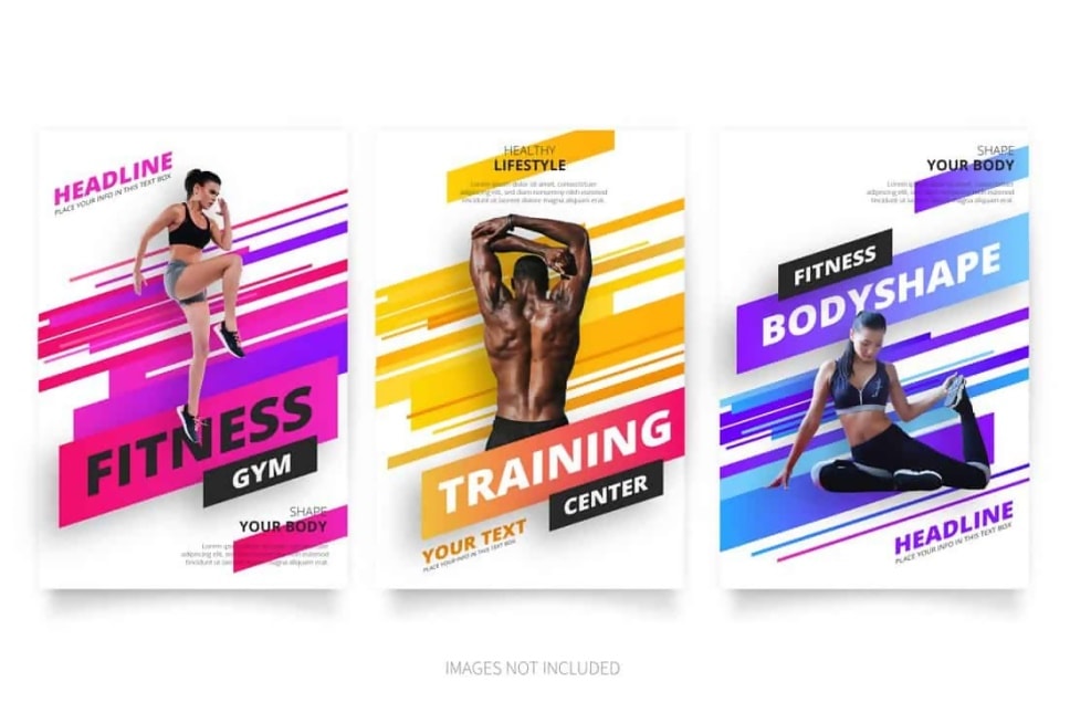 Modern Fitness Flyer Template