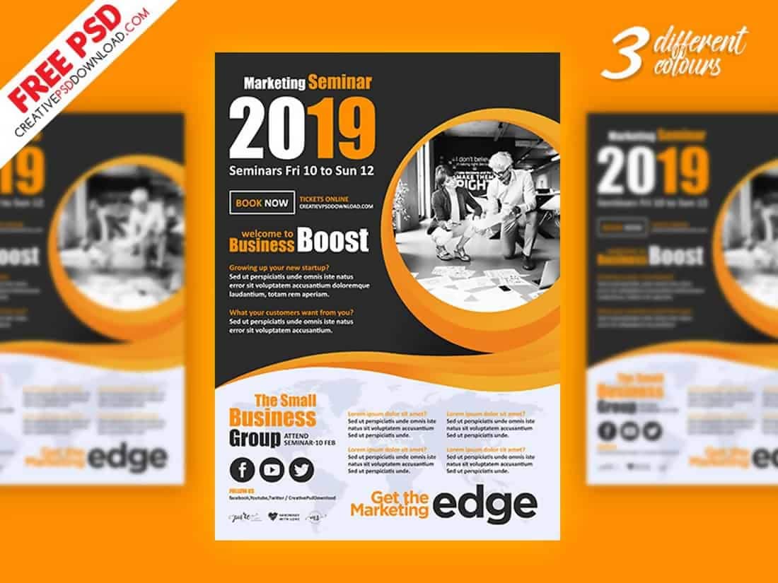 Flyer Template PSD Corporate Marketing Theme