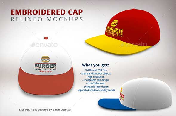 Cap PSD Mock-up Pack