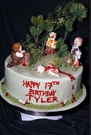 Ibirthday Zombie Cake