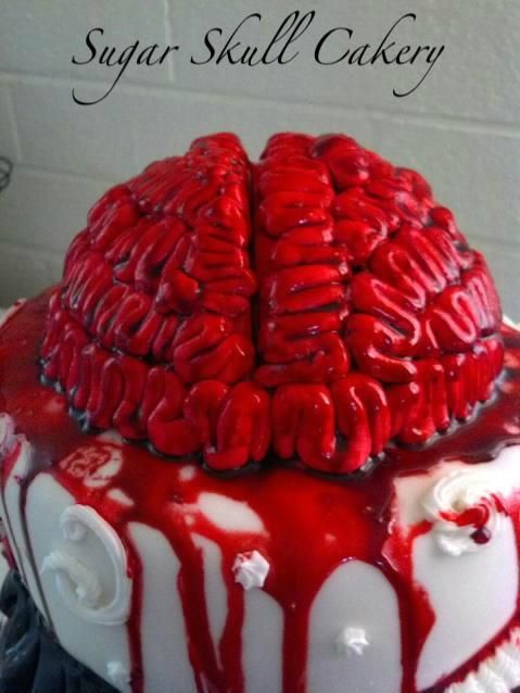 Bloody Brain Cake
