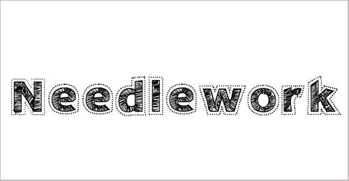 Needlework Perfect Font