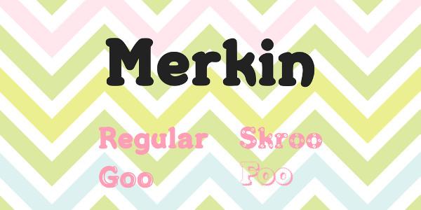 Merkin Font Family