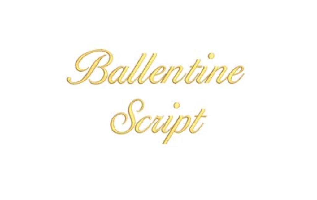 Ballentine Scripts font
