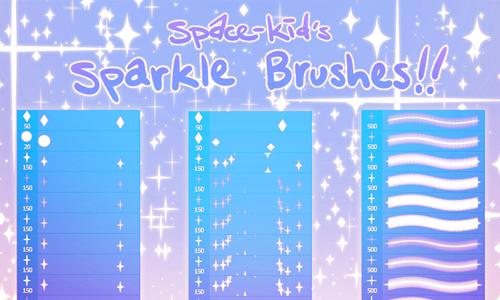 Space Kids Sparkle Brushes