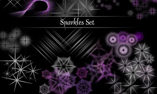 Photoshop Sparkle Brush Set