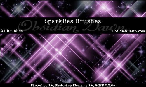 Sparklies Photoshop Brushes