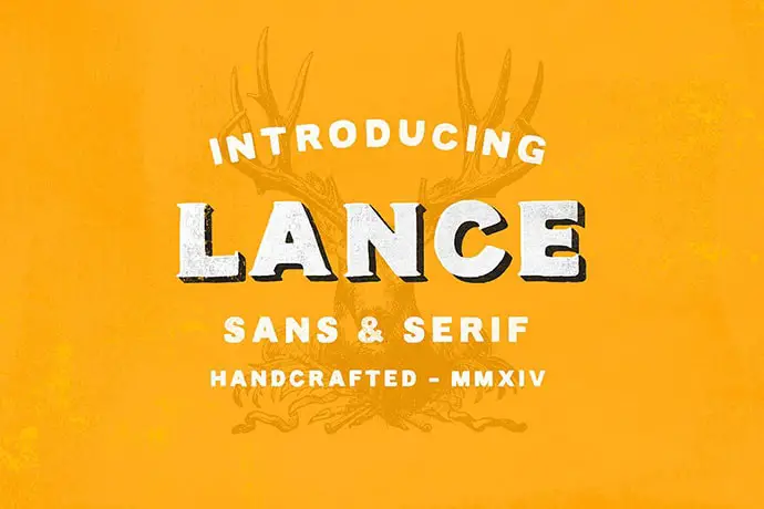 Lance Sans & Serif Font Studio