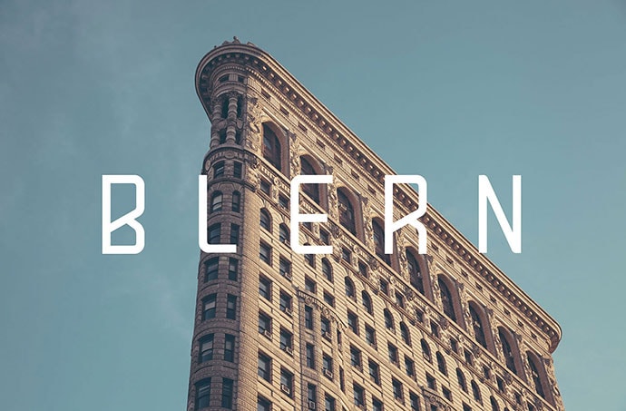 Blern(Free Type Face)