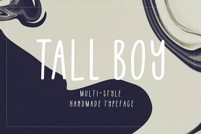 Tall Boy Handwriting Font