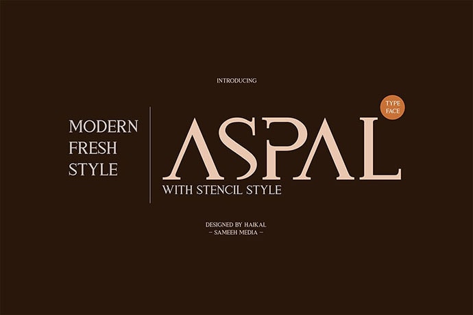 AspalTypeface Fonts