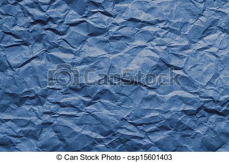 Blue Crumpled Paper