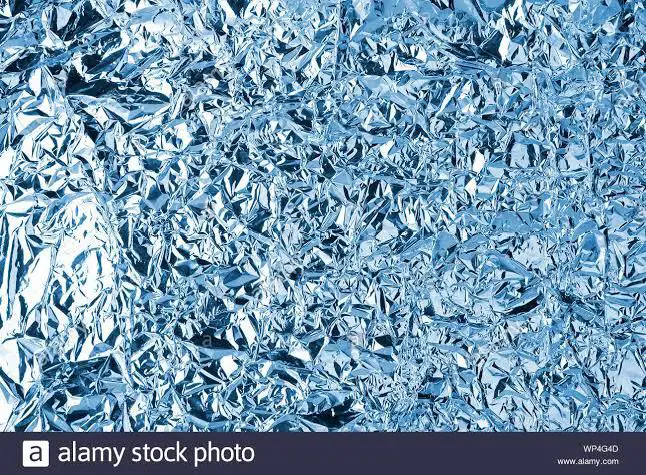 Blue Metallic Paper Background