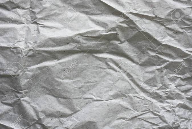 Abstract Texture of Grey Crumpled Paper